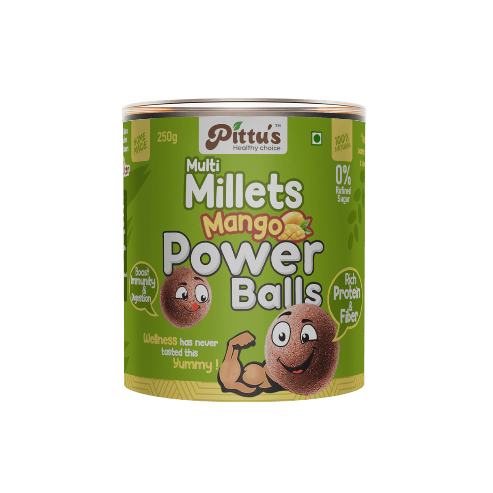 Multi Millets Mango Power Balls