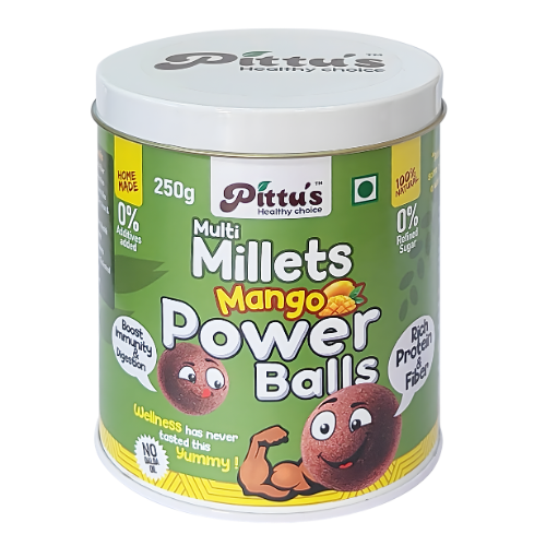 Multi Millets Mango Power Balls
